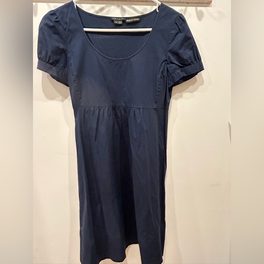 CUTE NAVY THEORY DRESS BERGDORF GOODMAN